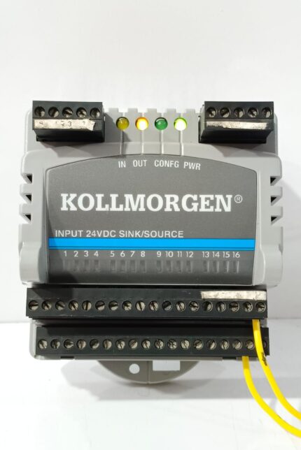 KOLLMORGEN M.1300.7372 R1, 8PT 24VDC SINK/SORCE Block I/O Modules M.1300.7372R1