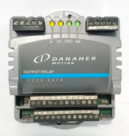 Danaher Motion M.1300.4981.R1 8PT 120V Block I/O Module (Used, Body Broken)